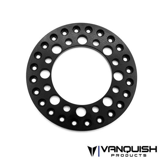 Vanquish VPS05152 1.9 Holy Beadlock Black Anodized (2) - PowerHobby