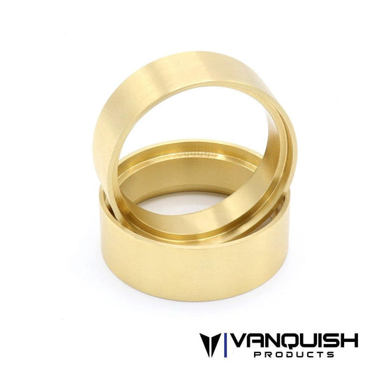 Vanqusih VPS05253 1.9 Brass 0.8" Wheel Clamp Rings (Pair) - PowerHobby