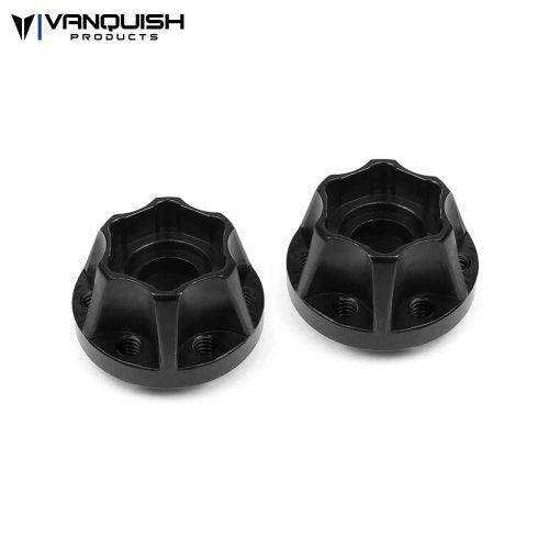 Vanquish VPS07113 SLW 475 Wheel Hub Black Anodized (2) - PowerHobby