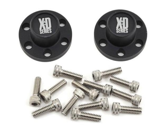 Vanquish Products VPS07720 XD Series Center Hubs (2) (Black) - PowerHobby