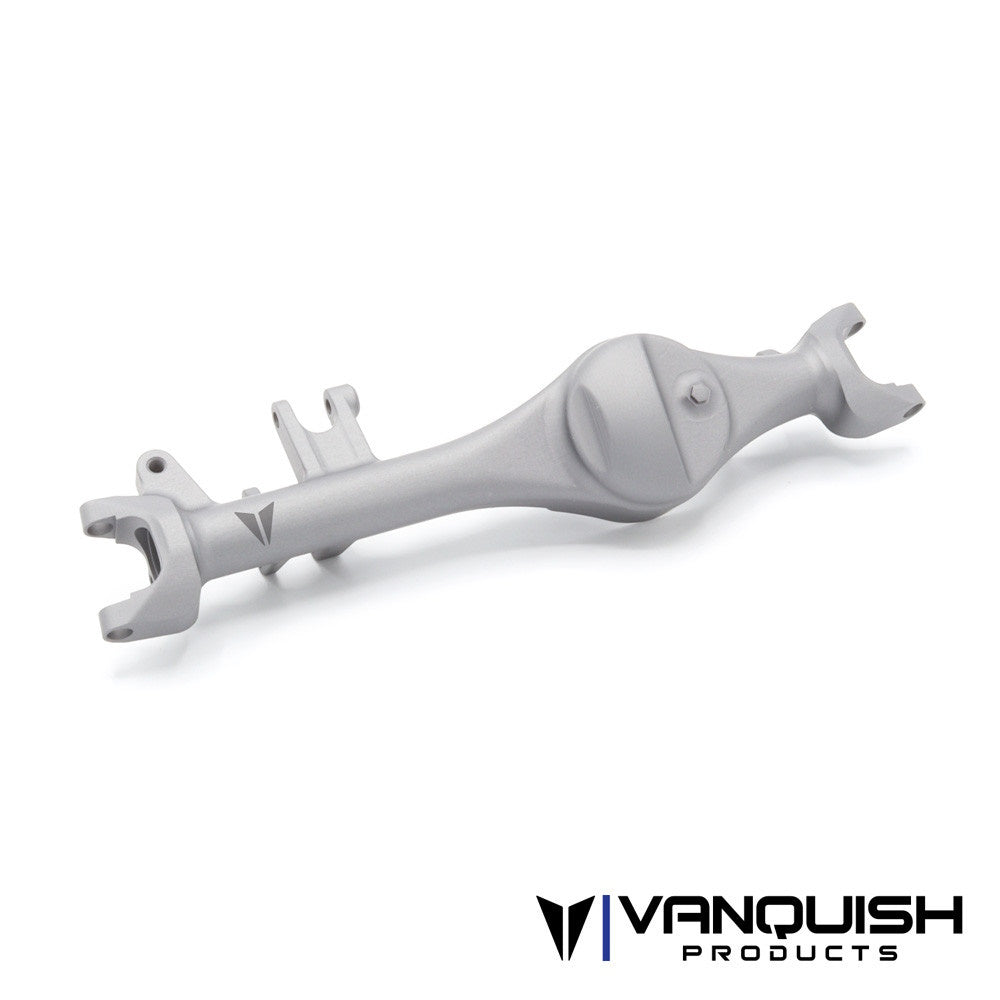 Vanquish VPS08631 F10T Aluminum Front Axle Housing Clear Anodized - PowerHobby