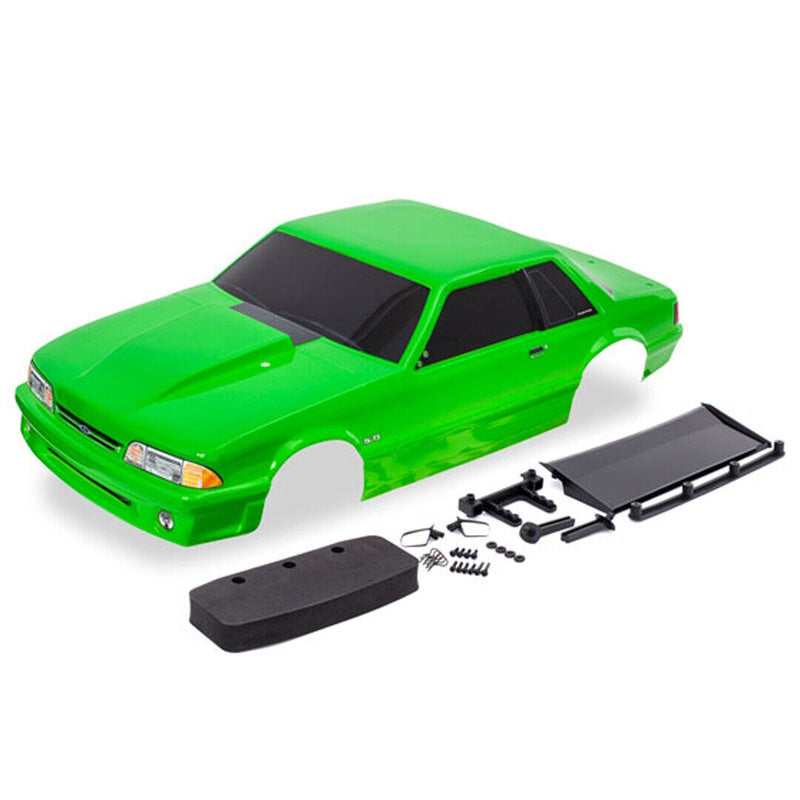 Traxxas 9421G Drag Slash Fox Body Mustang (Green) - PowerHobby