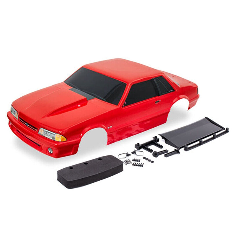 Traxxas 9421R Drag Slash Fox Body Mustang (Red) - PowerHobby