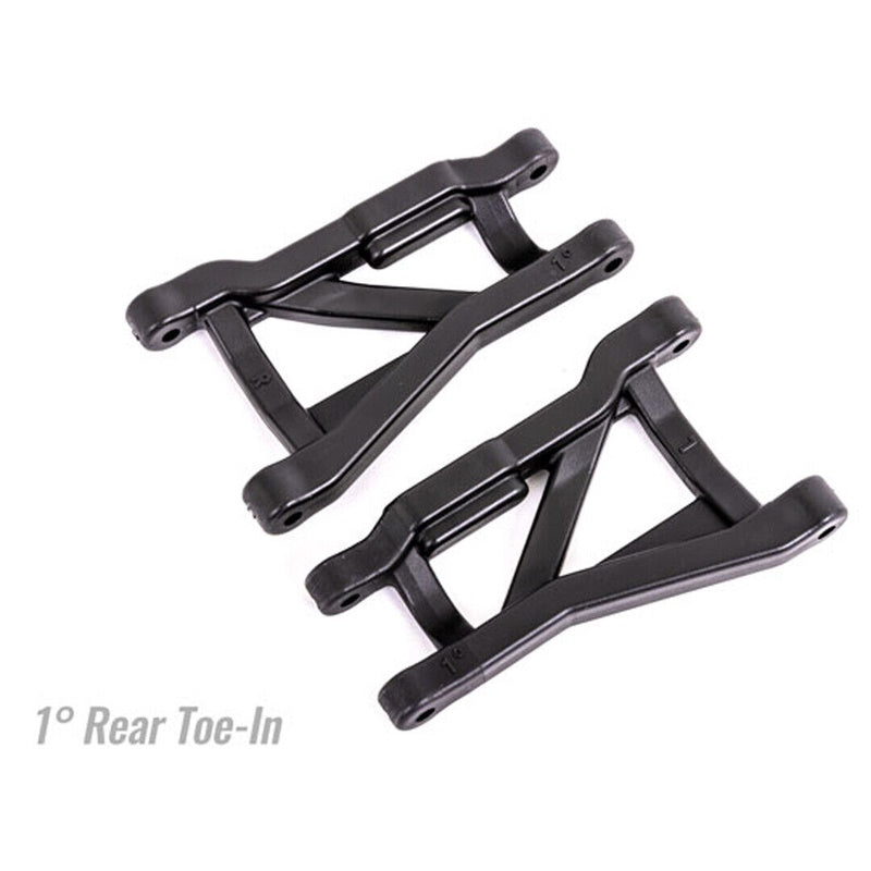 Traxxas 9431 Suspension Arms Black Rear Left/Right Heavy Duty 1° Toe Angle TRA1 - PowerHobby