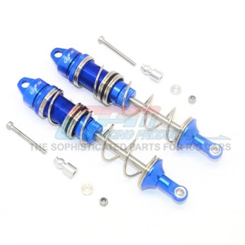 GPM MAK135RAA-B-S Alum Rear Double Section Spring Dampers 135mm Blue - PowerHobby