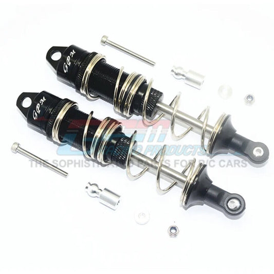 GPM MAK115FA-BK-S-BEBK Alum Front Double Section Spring Dampers 115mm Black - PowerHobby