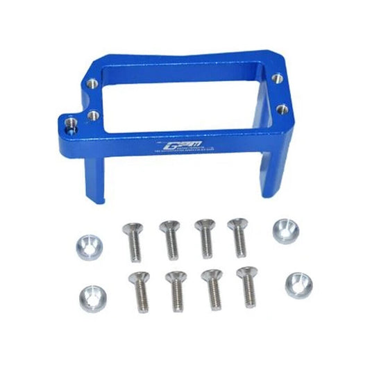 GPM Racing LU4024-B Aluminum Servo Mount Blue : Losi 1/10 Lasernut U4 - PowerHobby