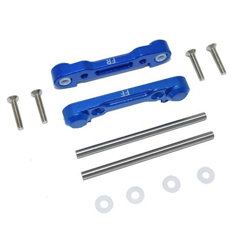 GPM Racing LMT015F/R-B Aluminum Front Or Rear Frame Brace Blue, Losi 1/8 LMT - PowerHobby