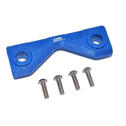 GPM Racing LMT201F/RB-B Aluminum Front Or Rear Frame Mount Blue : Losi 1/8 LMT - PowerHobby