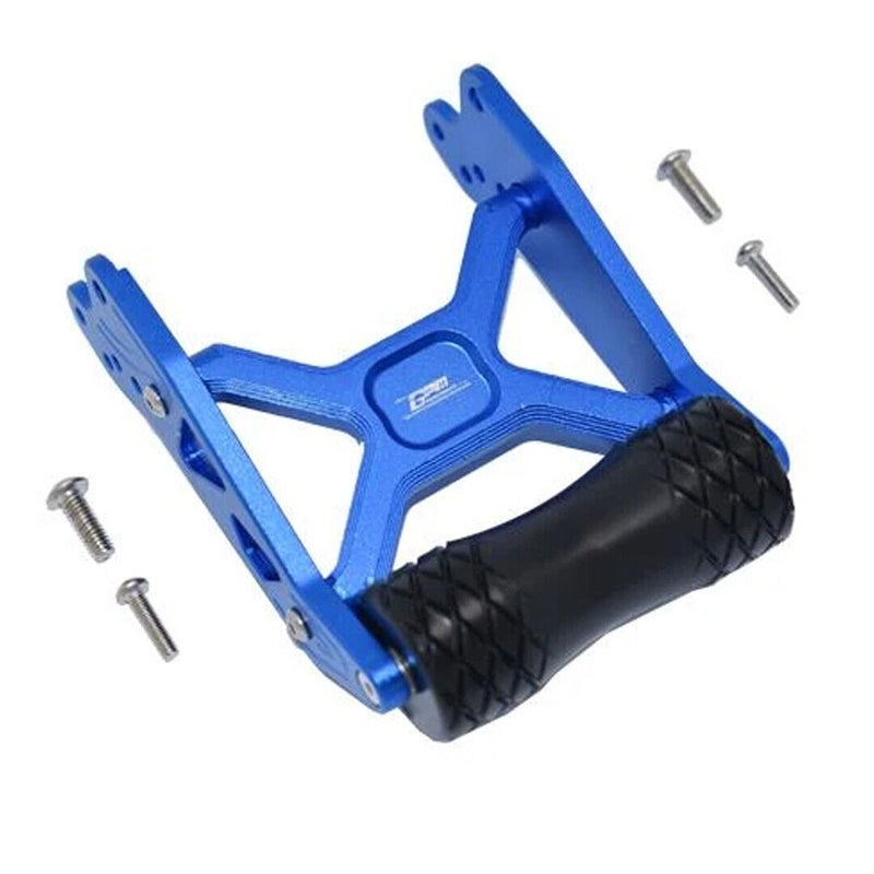 GPM Racing LMT040R-B Aluminum Rear Adjustable Wheelie Blue : Losi 1/8 LMT - PowerHobby