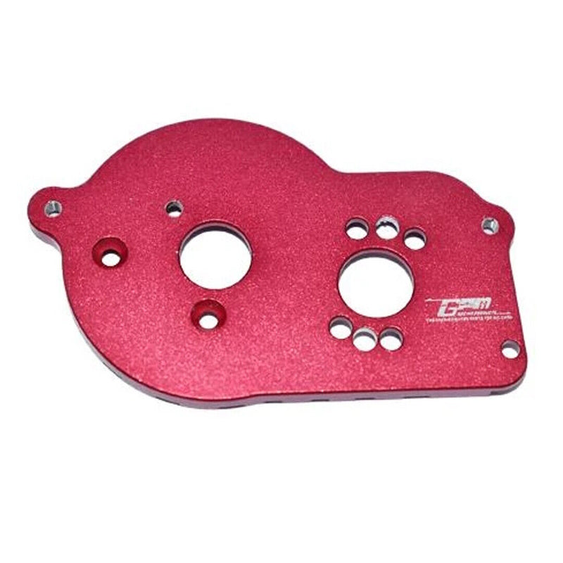 GPM LM018-R TEAM LOSI MINI-T 2.0 RED ALUMINUM MOTOR MOUNT WITH HEAT SINK FINS - PowerHobby