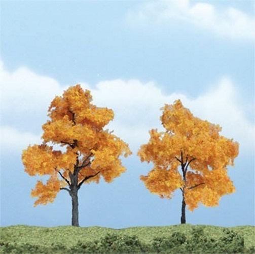 Woodland TR1604 Premium Fall Maple Tree, 3" to 2.5" (2) - PowerHobby