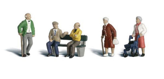 Woodland Scenics A1922 HO Scale Senior Citizens - PowerHobby