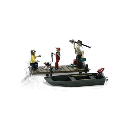 Woodland Scenics A1923 Ho Family Fishing - PowerHobby