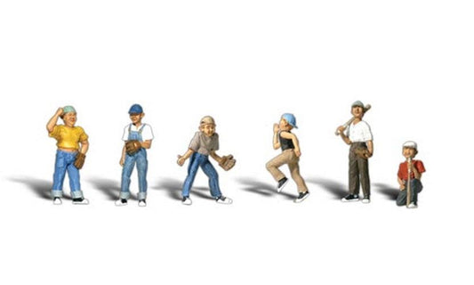 Woodland Scenics A2146 N Scale Baseball Players II - PowerHobby