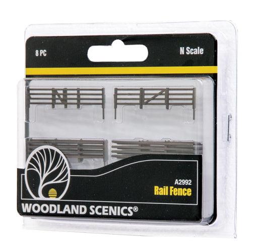 Woodland Scenics A2992 N Scale Rail Fence - PowerHobby