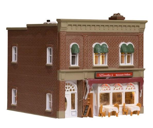 Woodland Scenics BR4945 N Scale Emilio's Italian Restaurant - PowerHobby