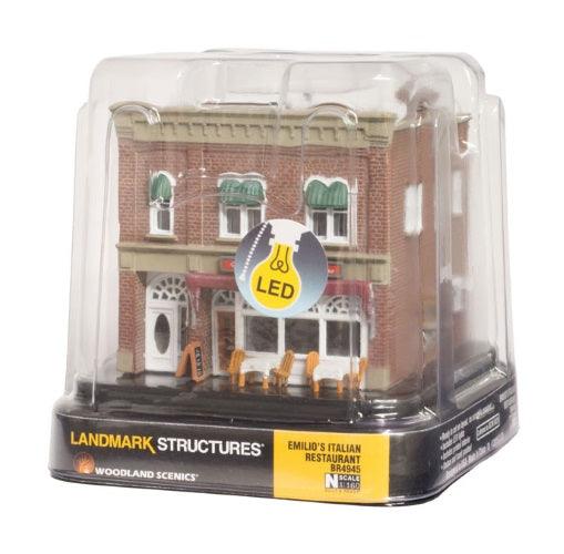 Woodland Scenics BR4945 N Scale Emilio's Italian Restaurant - PowerHobby