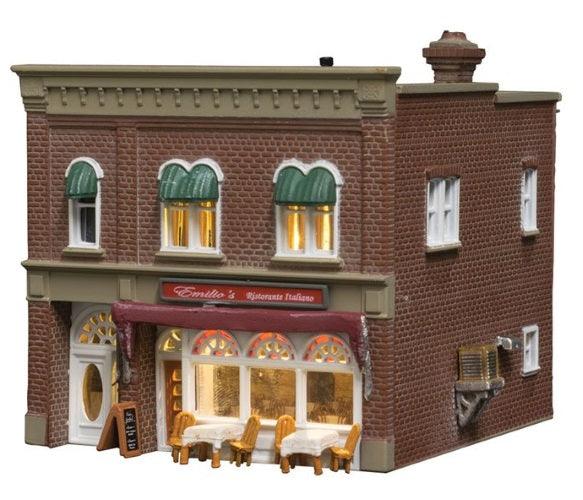 Woodland Scenics BR4945 N Scale Emilio's Italian Restaurant - PowerHobby