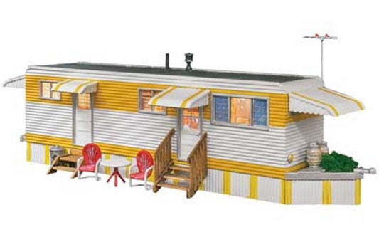 Woodland Scenics BR4952 N Scale Sunny Days Trailer Built-&-Ready Structure - PowerHobby