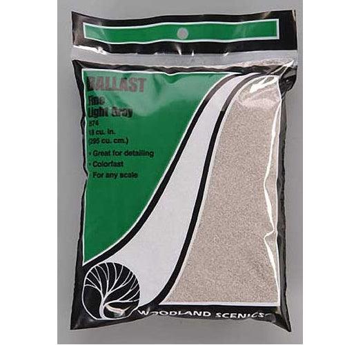 Woodland Scenics B74 Ballast Fine Light Gray Bag - PowerHobby