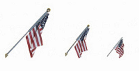 Woodland Scenics JP5955 O Scale Large US Flag Wall Mount - PowerHobby