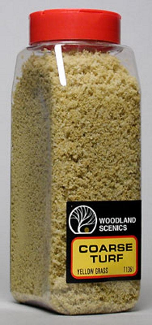 Woodland Scenics T1361 Coarse Turf Shaker, Yellow Grass - PowerHobby