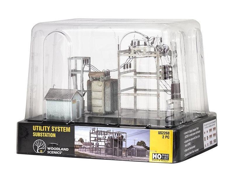 Woodland Scenics HO US2268 Utility System Substation - PowerHobby