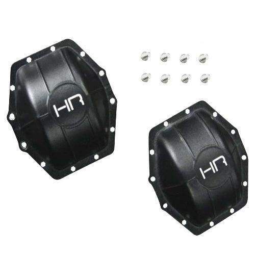 Hot Racing WRA12C01 Aluminum AR60 Axle Diff Covers Axial Yeti Wraith AX10 Score - PowerHobby