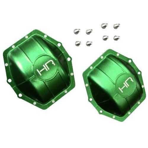 Hot Racing WRA12C05 Aluminum AR60 Axle Diff Covers Axial Yeti Wraith AX10 Score - PowerHobby