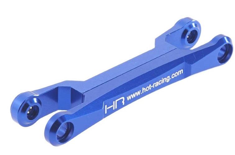 Hot Racing XMX4906 Alum Steering Rack Center Brace Blue Traxxas X-Maxx - PowerHobby