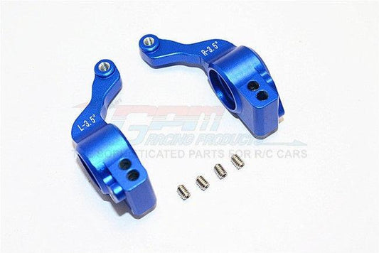 GPM ALUMINUM REAR KNUCKLE ARM (3.5 DEGREE ANGLE) TRAXXAS XO-01 SUPERCAR BLUE - PowerHobby