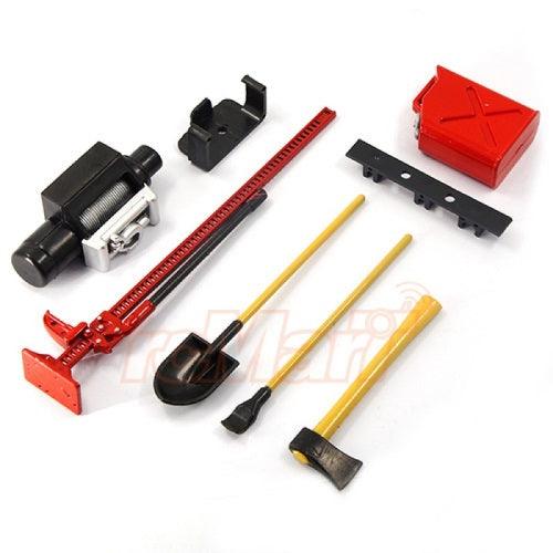 Yeah Racing YA-0356RD 1/10 RC Rock Crawler Accessory Tool Set - PowerHobby