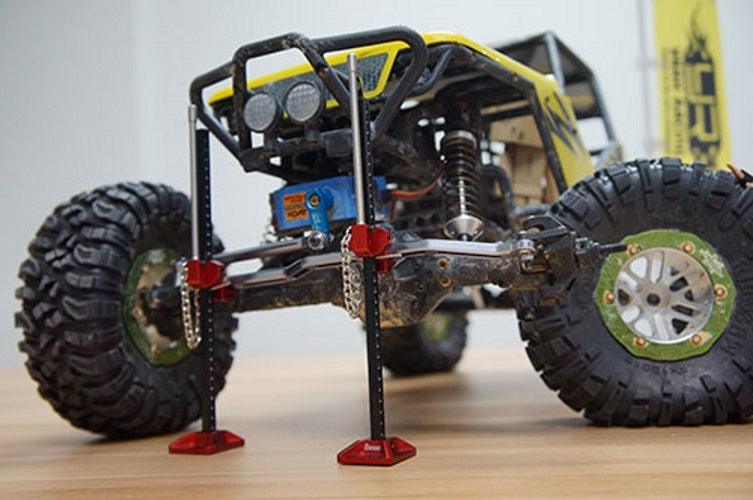 Yeah Racing YA-0375 1/10 RC Rock Crawler Accessory Full Metal High Lift Jig - PowerHobby