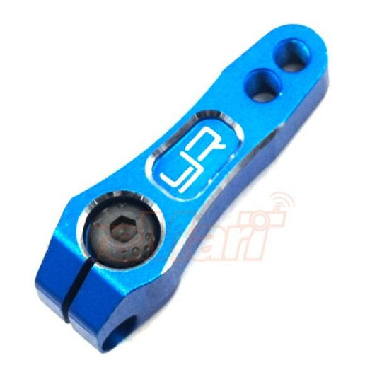 Yeah Racing YA-0574BU 25T 7075 Aluminum Servo Arm Horn Crawler Futaba Savox Blue - PowerHobby