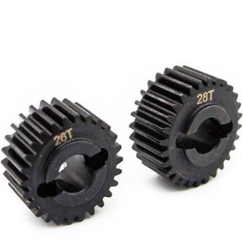 Hot Racing YET1000HP Steel Hi Speed Gear Set 48P 26T/48P 28T Axial Yeti Score - PowerHobby