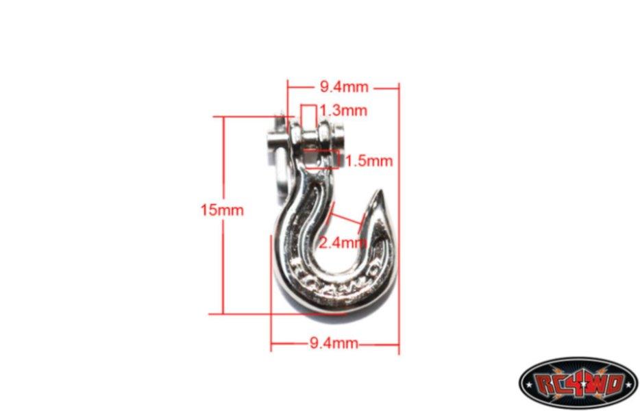 RC4WD Z-S0674 Small Scale Hook Red - PowerHobby