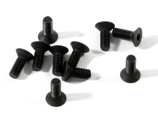 HPI Z082 Flat Head Screw M3x8mm (Hex Socket/10pcs) Ken Block WR8 Baja Firestorm - PowerHobby