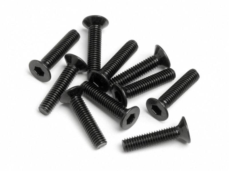 HPI Z449 Flat Head Screw M2.5x12mm (2.0mm Hex Socket/10pcs) E-Firestorm Blitz - PowerHobby